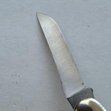 Vintage Schrade USA 25OT Old Timer Folding Hunter Knife 2-Blade w/ Leather Sheath