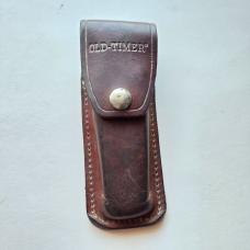 Vintage Schrade USA 25OT Old Timer Folding Hunter Knife 2-Blade w/ Leather Sheath