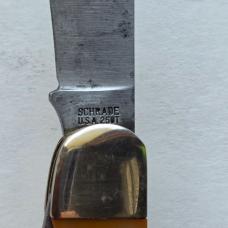 Vintage Schrade USA 25OT Old Timer Folding Hunter Knife 2-Blade w/ Leather Sheath