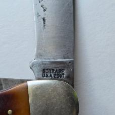 Vintage Schrade USA 25OT Old Timer Folding Hunter Pocket Knife 2-Blade User EDC