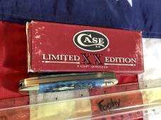 Case xx 1998 Canoe w/ Great Blue Bone Handles (mdl# 62131 SS) with Limited Edition Blade Etch -NOS