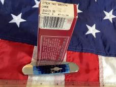 Case xx 1998 Canoe w/ Great Blue Bone Handles (mdl# 62131 SS) with Limited Edition Blade Etch -NOS