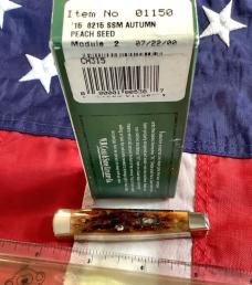 Case xx 2000 Gunstock (6215 SS) w/ Autum Peachseed Bone Handles -NOS orig box