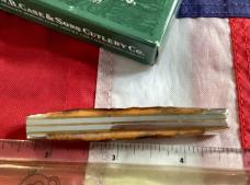 Case xx 2000 Gunstock (6215 SS) w/ Autum Peachseed Bone Handles -NOS orig box