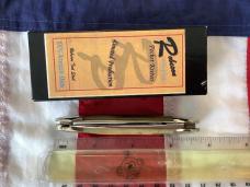 Robeson ShurEdge 1 of 100 Canoe Knife w/ Green Bone Handles -NOS in orig box & Minty 