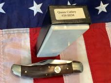 Queen Cutlery 2 Blade Folding Hunter (#39 BEM) w/ Birdseye Maple Handles -NOS in orig box