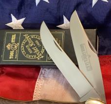 Queen Cutlery 2 Blade Folding Hunter (#39 BEM) w/ Birdseye Maple Handles -NOS in orig box