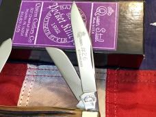 1 of 65, Queen *Dan Burke* 2007 Stockman (MDL# Burke 26) w/ Sweet Brown Winter Bottom Bone Handles