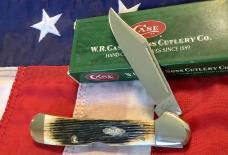 Case xx 2005 Copperlock (Mdl# 61549L SS) w/ Olive Green Bone Handles -NOS in orig box