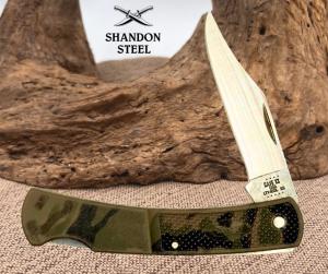 Case XX USA LT1405L SS Rare Clip Point Folding Knife Camo Print 2.5” Blade (2)