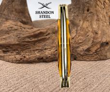 CAMILLUS SWORD BRAND USA #26 FOLDING HUNTER 2 BLADE POCKET KNIFE STAGLON (40)