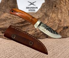 Elk Ridge ER-268 Fixed Blade Knife 8in Stainless Steel Wood Handle Sheath (C20)