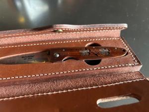 Mcusta Damascus Custom Limited in Leather Box