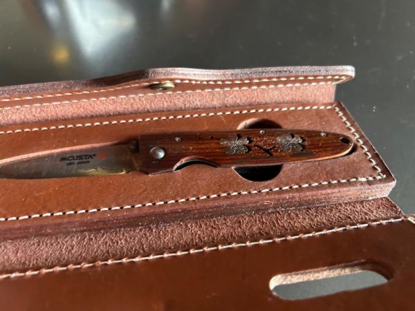 Mcusta Damascus Custom Limited in Leather Box Mcusta Damascus Custom Limited in Leather Box