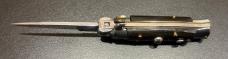 Vintage 12cm Italian Stiletto, Buffalo Scales, Swedge Blade