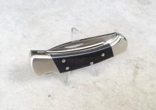 Buck 112 Ranger Knife - Ebony Scales Nickel Silver Bolsters S30V Drop Point Blade - New