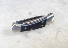 Buck 112 Ranger Knife - Ebony Scales Nickel Silver Bolsters S30V Drop Point Blade - New