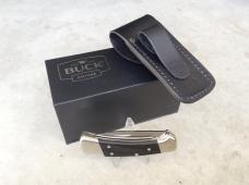 Buck 112 Ranger Knife - Ebony Scales Nickel Silver Bolsters S30V Drop Point Blade - New