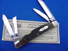 Case Classic 6488 XXX Genuine Green Bone Handle Four Blade Congress Knife