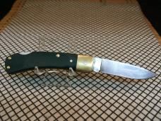SCHRADE OLD TIMER 5OT BRUIN USA RARE VINTAGE 1958/1963 1095 CARBON STEEL BLADE LOCKBACK POCKET KNIFE