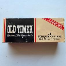 Vintage Schrade USA 125OT Mustang Old Timer Liner Lock Knife NIB Box Sheath Papers