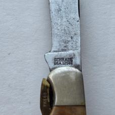Vintage Schrade USA 125OT Old Timer Mustang Folding Hunter Pocket Knife User EDC