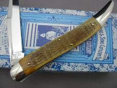 Case Classic 61098 Light Greenish & Brown Bone Handle Toothpick Knife Prototype