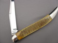 Case Classic 61098 Light Greenish & Brown Bone Handle Toothpick Knife Prototype