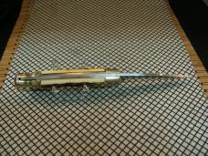SCHRADE UNCLE HENRY LB8 PAPA BEAR VINTAGE U.S.A. LOCK BACK POCKET KNIFE IN GREAT CONDITION & SHEATH
