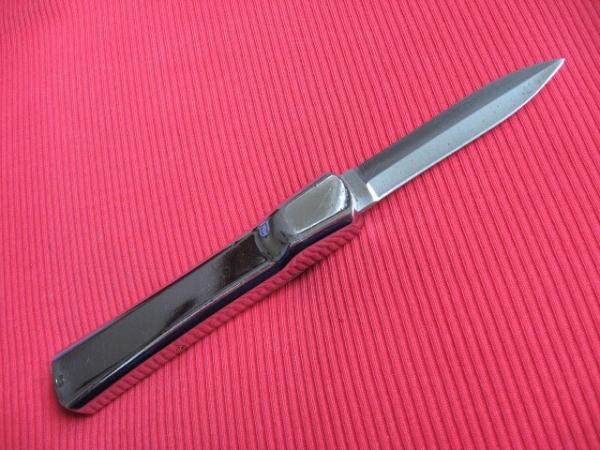 Early Very Heavy All Metal Italian Dagger Blade OTF Front Opener Switchblade Knife Early Very Heavy All Metal Italian Dagger Blade OTF Front Opener Switchblade Knife