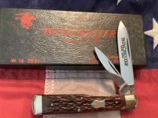 1988 Winchester Gunstock Knife (Mdl# 2851) w/ Nice Brown bone handles Handles -.NOS in orig box