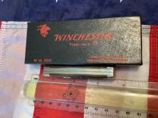 1988 Winchester Gunstock Knife (Mdl# 2851) w/ Nice Brown bone handles Handles -.NOS in orig box