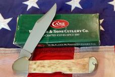 Case xx 2007 CopperLock (Mdl# 61549L SS) w/ Carmel Appaloosa looking Bone Handles -NOS