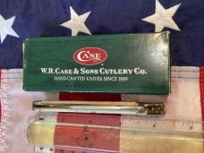 Case xx 2007 CopperLock (Mdl# 61549L SS) w/ Carmel Appaloosa looking Bone Handles -NOS