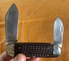 1974 Case XX Elephant Toe w/Pre-etched SSP Worked Blades. Unique!  Please Read!