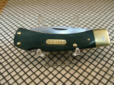 SCHRADE OLD TIMER 5OT BRUIN USA MADE VINTAGE 58/63 1095 CARBON STEEL BLADE LOCKBACK KNIFE & SHEATH
