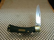 SCHRADE OLD TIMER 5OT BRUIN USA MADE VINTAGE 58/63 1095 CARBON STEEL BLADE LOCKBACK KNIFE & SHEATH