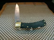 SCHRADE OLD TIMER 5OT BRUIN USA MADE VINTAGE 58/63 1095 CARBON STEEL BLADE LOCKBACK KNIFE & SHEATH