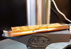 2021 Case XX Large Cheetah Gold Edition DIAMOND ARTWORK Chestnut Bone 6111 1/2L SS 