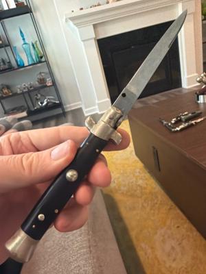 9” Slanted Rostfrei Stamped Transitional Stiletto
