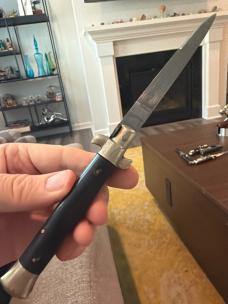 9” Slanted Rostfrei Stamped Transitional Stiletto