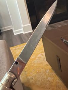 9” Slanted Rostfrei Stamped Transitional Stiletto