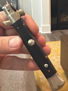 9” Slanted Rostfrei Stamped Transitional Stiletto