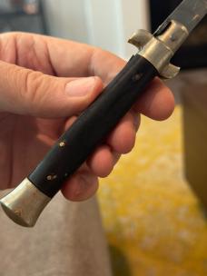 9” Slanted Rostfrei Stamped Transitional Stiletto