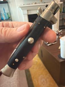 9” Slanted Rostfrei Stamped Transitional Stiletto