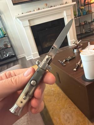 7” INOX with nice horn stiletto