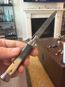 7” INOX with nice horn stiletto