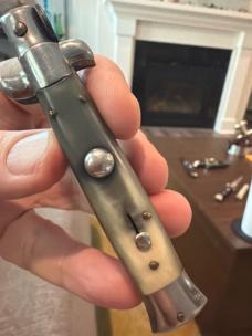 7” INOX with nice horn stiletto