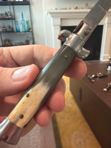 7” INOX with nice horn stiletto