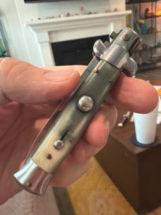 7” INOX with nice horn stiletto